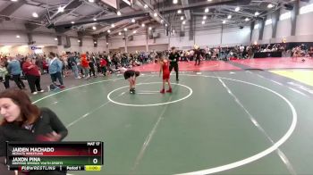 70 lbs 1st Place Match - Jaiden Machado, ReZults Wrestling vs Jaxon Pina, Dripping Springs Youth Sports