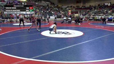 5A 110 lbs Semifinal - Gracie Webb, Searcy vs Jocelyn Martinez, Greenwood