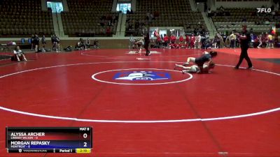 103 lbs Round 1 (3 Team) - Alyssa Archer, Lindsey Wilson vs Morgan Repasky, Montreat