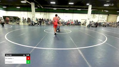 150 lbs Round Of 64 - Blake Cosby, MI vs Preston Crone, SC