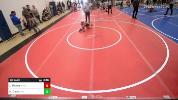 52 lbs Rr Rnd 2 - Logan Ponce, Hilldale Youth Wrestling Club vs Nelijah Davis, Claremore Wrestling Club