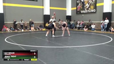 190 lbs Round 2 - Lily Wolke, Minnesota vs Jenna Trent, Nebraska