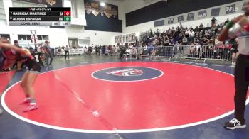 100 lbs Cons. Semi - Gabriela Martinez, Santa Ana vs Alyssa Esparza, University