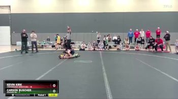 72 lbs Round 1 (6 Team) - Carson Buscher, Ranger WC vs Kevin Kirk, Crossroads Wrestling