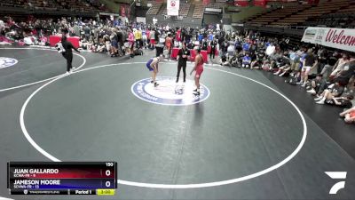 150 lbs Round 4 (16 Team) - Juan Gallardo, KCWA-FR vs Jameson Moore, SCVWA-FR