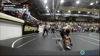 70-75 lbs Quarterfinal - Jameson Brown, Shelton Wrestling Academy vs Mateo Sierra, OKC Saints Wrestling