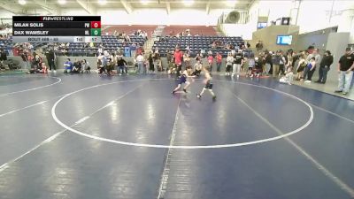 45 lbs 1st Place Match - Dax Wamsley, Ravage vs Milan Solis, Preston Warriors