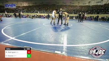 132 lbs Consi Of 8 #1 - Marco Rodriguez, OKC Saints Wrestling vs Darian Chavez, Standfast
