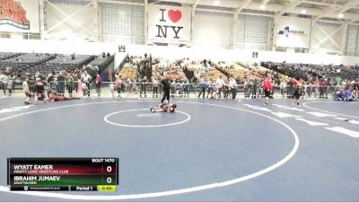 53 lbs Cons. Round 4 - Wyatt Eamer, Mighty Lions Wrestling Club vs Ibrahim Jumaev, Unattached