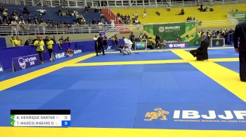 KALEBE HENRIQUE SARTARELLI PEREI vs THIAGO MARCIO RIBEIRO DE DEUS 2024 Brasileiro Jiu-Jitsu IBJJF