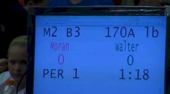 170 lbs match Moran vs. Walter