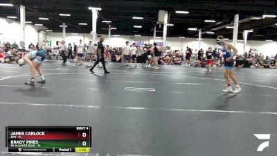 120 lbs Round 2 (4 Team) - James Carlock, GPS vs Brady Pires, PA Alliance Blue