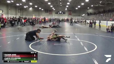 55 lbs Cons. Semi - Tucker Adee, Northwest Red Crushers vs Curtis Sylvester, Marcellus Wildcats