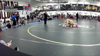 117 B Cons. Round 2 - Hailey Beck, New Jersey City University vs Sienna Van Balen, West Liberty University