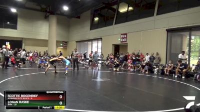 85 lbs Quarters & Wb (16 Team) - Scottie Bogenrief, Alabama Elite Black vs Logan Raske, RWA