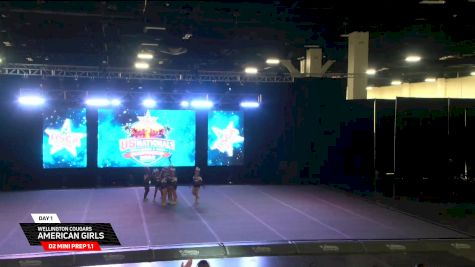 Wellington Cougars - American Girls [2026 D2 Mini Prep 1.1 Day 1] 2026 U.S. National Cheer & Dance Championship