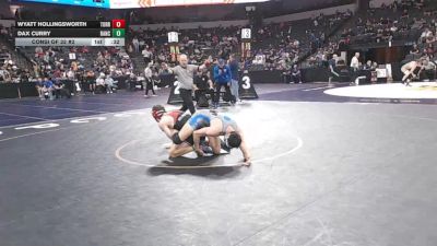 165 lbs Consi Of 32 #2 - Wyatt Hollingsworth, Torrey Pines (SD) vs Dax Curry, Rancho Bernardo (SD)