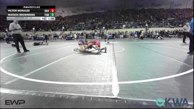 119 lbs Round Of 16 - Victor Morales, CacheWrestlingClub vs Watson Brownrigg, Team Tulsa Wrestling Club