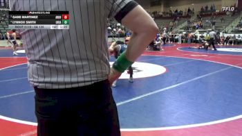 5A 126 lbs Cons. Semi - Lynnox Smith, Little Rock Christian vs Gabe Martinez, Arkansas High School