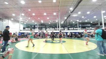 132 lbs Rr Rnd 1 - Avery Dunn, Kraken Black - Girls vs Kaylee Dayhoff, Central Pennies