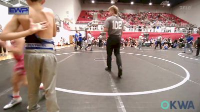 49 lbs Rr Rnd 1 - Mia Dinger, Newkirk Takedown Club vs Jo Thigpen, Choctaw Ironman Youth Wrestling