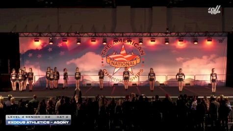 Exodus Athletics - Agony [2025 L4 Senior - D2 Day 2] 2025 The American Northwest Portland Nationals