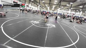 165 lbs 2nd Place - Orion Martineau, Southwest Hammers vs Aiden Mauch, SunKids