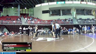 110 lbs Round 6 (8 Team) - Maiya Linden, Northwest Girls vs Carsyn McBride, Kearney Girls