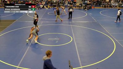 138 lbs Champ. Round 1 - Ethan Dickerson, Falconer vs Mohamed Zaid, Williamsville North/East