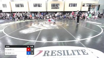 64 lbs Quarterfinal - Ronan Smith, Carolina Hammer Squad vs Mia Emili, The Hunt Wrestling Club