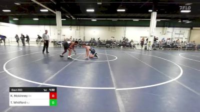 157 lbs Consi Of 32 #2 - Kaiyon Mckinney, OH vs Tyler Whitford, NJ