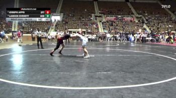 6A 215 lbs Semifinal - Landon Everett, Gulf Shores vs Joseph Apps, Spanish Fort