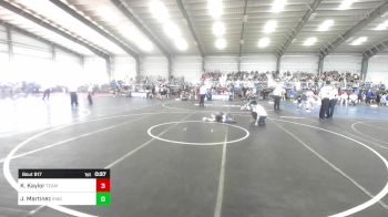46 lbs Quarterfinal - Kashton Kaylor, Team Aggresion vs Jonah Martinez, Kingdom WC