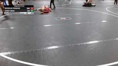 132 lbs Quarterfinal - Casey Dean, Long County High School vs Nicholas Trosper, Heard County Wrestling Club