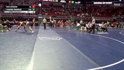2A-157 lbs Cons. Round 4 - Dax Koedam, Sergeant Bluff-Luton vs Cooper Franklin, Alburnett