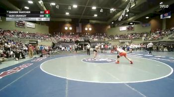 3A 175 lbs Champ. Round 1 - Alex Crawley, Canyon View vs Zagger Thatcher, Delta