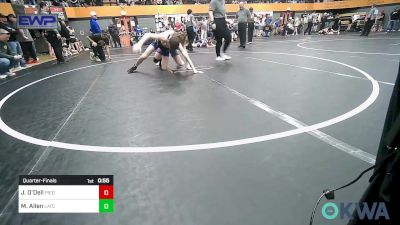 126 lbs Quarterfinal - Jace O'Dell, Piedmont vs Maison Allen, Little Axe Takedown Club