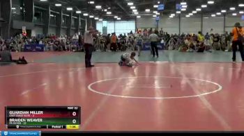 92 lbs Round 5 (6 Team) - Braiden Weaver, PA Silver vs Guardian Miller, East Coast Elite