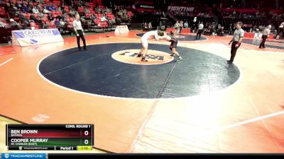 3A 190 lbs Cons. Round 1 - Cooper Murray, St. Charles (East) vs Ben Brown, Batavia