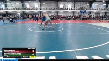 Silver 165 lbs Cons. Round 3 - Peyton Schnurpel, Quincy vs Evan Farley, Minnesota State Mankato