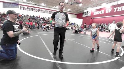 40 lbs Consolation - Cash Scott, Cowboy Wrestling Club vs Baker Gates, Ponca City Wildcat Wrestling