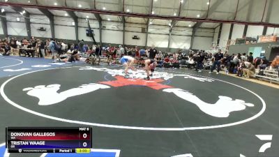 165 lbs Cons. Round 3 - Donovan Gallegos, WA vs Tristan Waage, OR