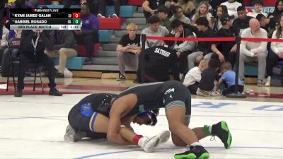 138 lbs 3rd Place Match - Gabriel Rosado, Silverado vs Kyan James Galan, Sierra Vista