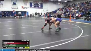 125 lbs Champ. Round 1 - Jake Hamulak, Chicago vs Dylan Lauriano, Loras