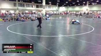 120 lbs Round 5 (6 Team) - Jackson Rush, PECO Boys vs Jaiden Oliver, Eagle Empire Black