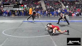 64 lbs Cons. Round 3 - Baylor Bowman, Columbus vs Teague Troyer, Slyfox