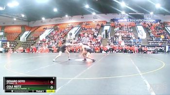 120 lbs Quarterfinals (8 Team) - Genaro Soto, St Louis vs Cole Reitz, Climax-Scotts/ Martin