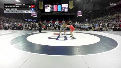 215 lbs Cons. Sub-quarters - Carter Brown, MO vs Josh Hoffer, IL