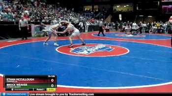 7A-126 lbs 3rd Place Match - Brock Weaver, Camden County vs Ethan McCullough, Lowndes HS