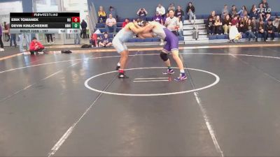 197 lbs Champ. Round 1 - Devin Kinlicheenie, New Mexico Highlands vs Erik Tomanek, Newman
